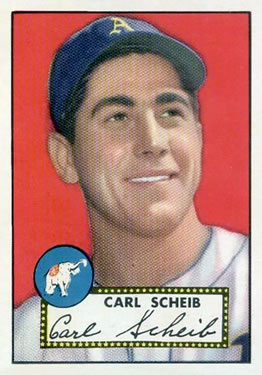 1952 Topps #116 Carl Scheib