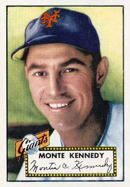1952 Topps #124 Monte Kennedy