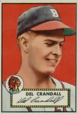 1952 Topps #162 Del Crandall