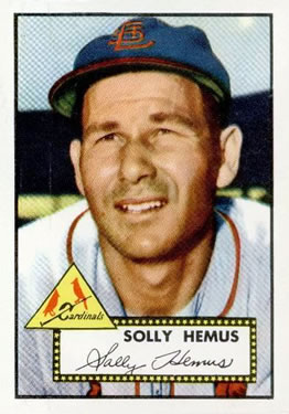 1952 Topps #196 Solly Hemus RC