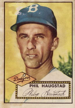 1952 Topps #198 Phil Haugstad RC