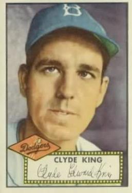 1952 Topps #205 Clyde King