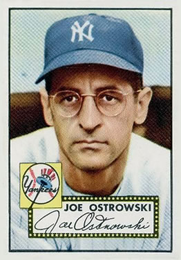 1952 Topps #206 Joe Ostrowski RC