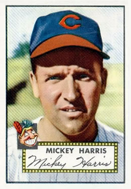 1952 Topps #207 Mickey Harris