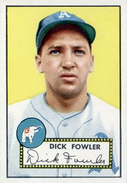 1952 Topps #210 Dick Fowler