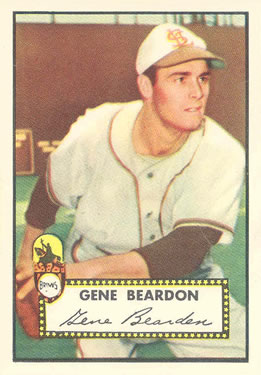 1952 Topps #229 Gene Bearden UER/Misspelled Beardon
