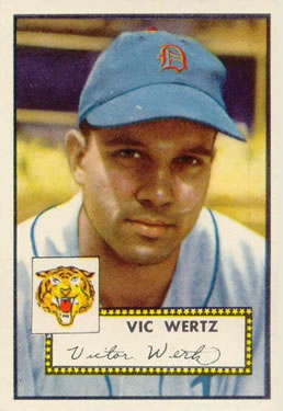 1952 Topps #244 Vic Wertz