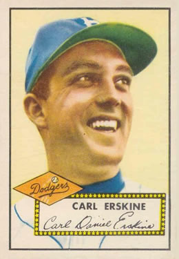 1952 Topps #250 Carl Erskine
