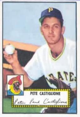 1952 Topps #260 Pete Castiglione