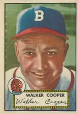 1952 Topps #294 Walker Cooper SP