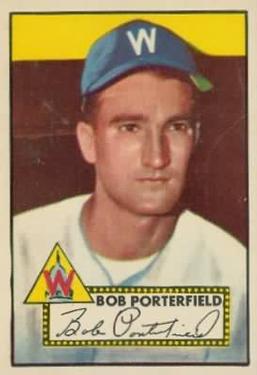 1952 Topps #301 Bob Porterfield