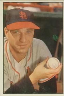 1953 Bowman Color #17 Gerry Staley