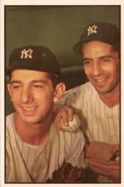 1953 Bowman Color #93 Phil Rizzuto/Billy Martin
