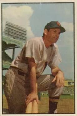 1953 Bowman Color #159 Mickey Vernon UER/Floyd Baker pictured