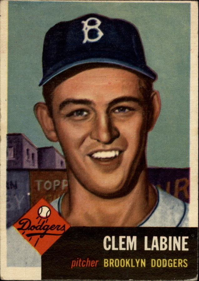 1953 Topps #14 Clem Labine DP