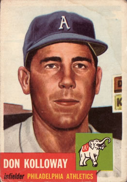 1953 Topps #97 Don Kolloway DP
