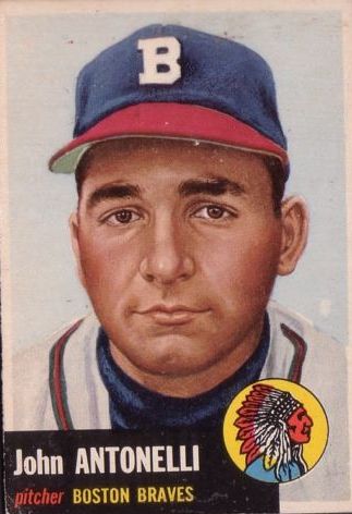 1953 Topps #106 Johnny Antonelli