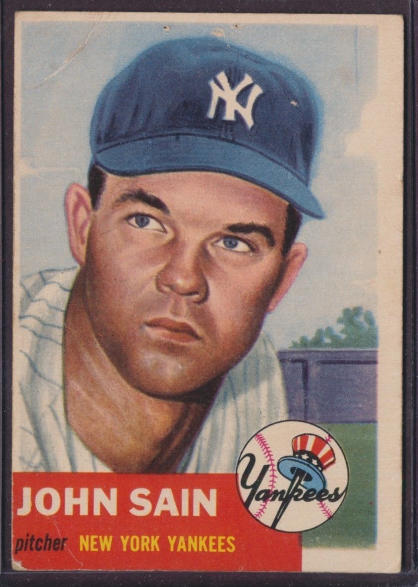 1953 Topps #119 Johnny Sain SP