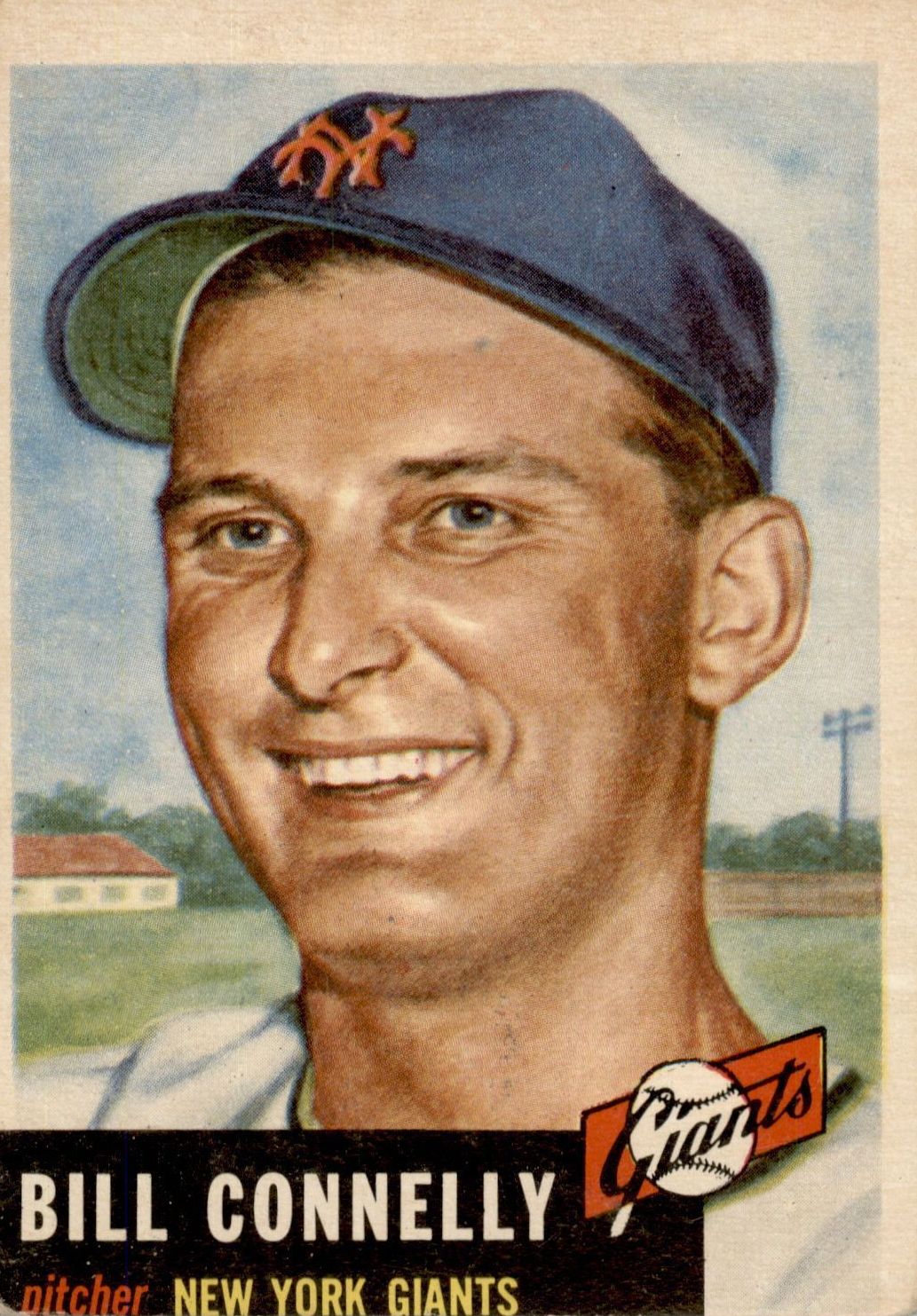 1953 Topps #126 Bill Connelly DP RC