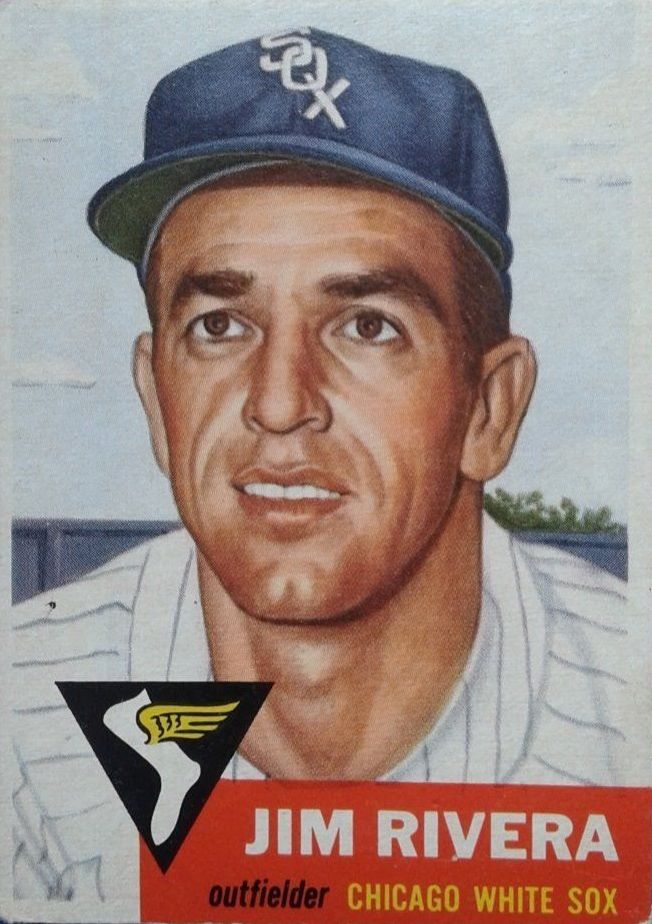 1953 Topps #156 Jim Rivera DP RC