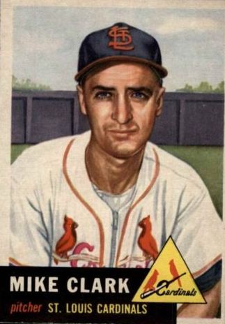 1953 Topps #193 Mike Clark RC