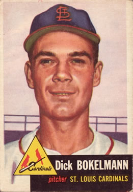 1953 Topps #204 Dick Bokelman RC