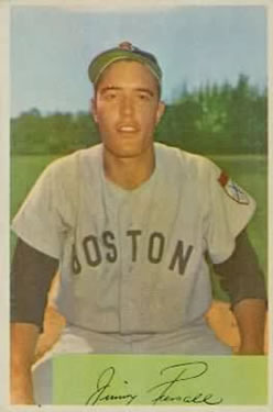 1954 Bowman #66B Jimmy Piersall