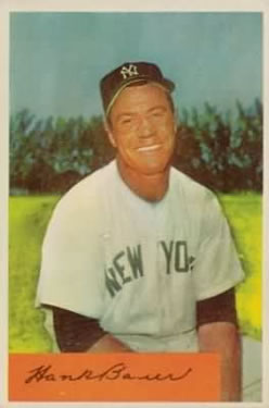 1954 Bowman #129 Hank Bauer