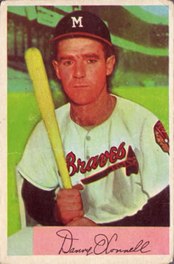 1954 Bowman #160 Danny O'Connell