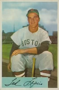 1954 Bowman #162 Ted Lepcio