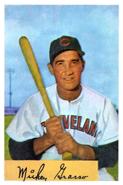 1954 Bowman #184 Mickey Grasso