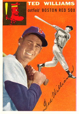 1954 Topps #1 Ted Williams - ! Good $120.00 - GOOD