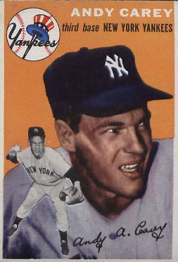 1954 Topps #105 Andy Carey