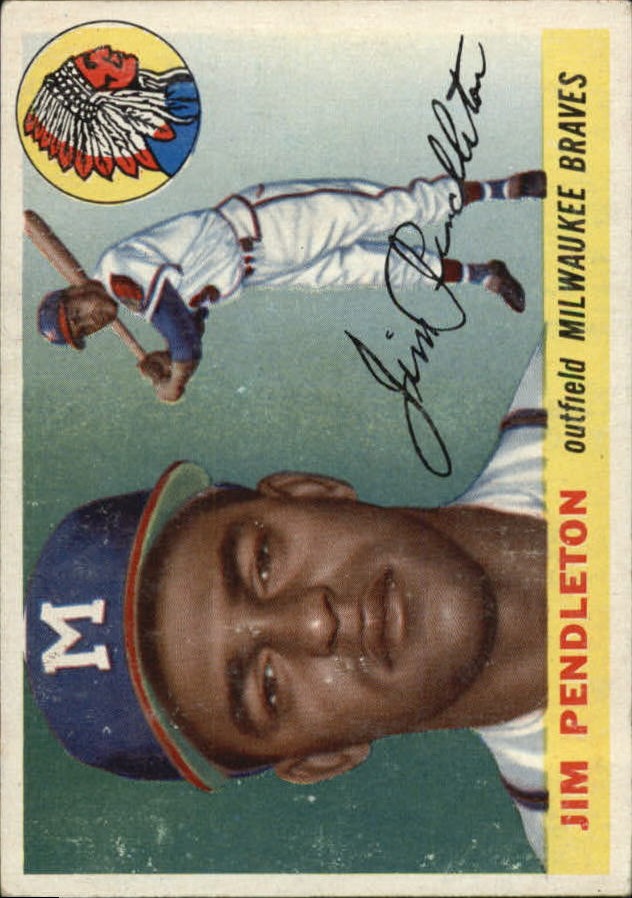 1955 Topps #15 Jim Pendleton