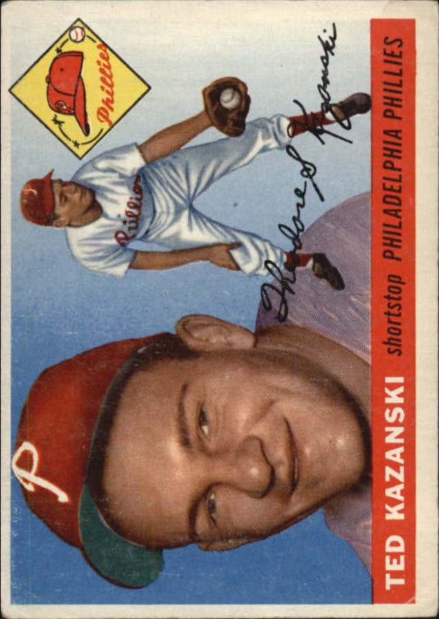 1955 Topps #46 Ted Kazanski