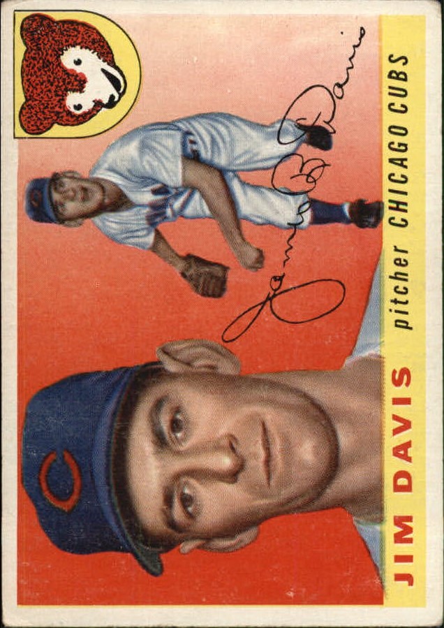 1955 Topps #68 Jim Davis RC