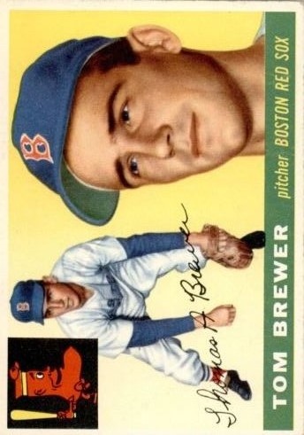 1955 Topps #83 Tom Brewer RC