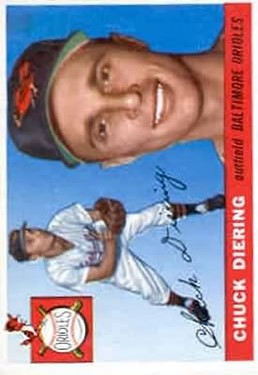 1955 Topps #105 Chuck Diering