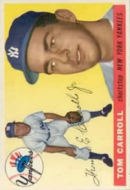 1955 Topps #158 Tommy Carroll RC