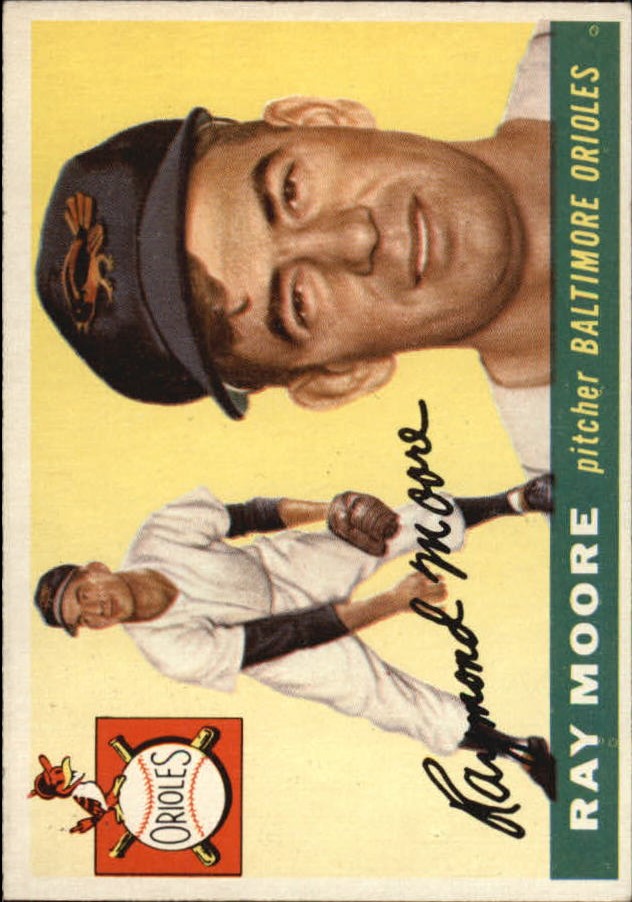 1955 Topps #208 Ray Moore RC