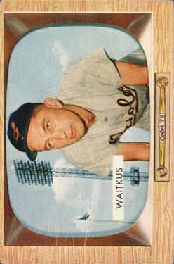 1955 Bowman #4 Eddie Waitkus