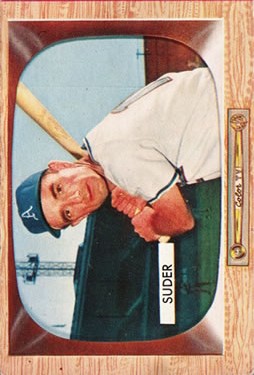 1955 Bowman #6 Pete Suder