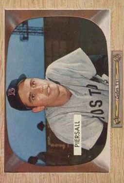 1955 Bowman #16 Jimmy Piersall