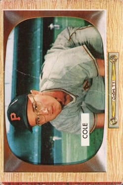 1955 Bowman #28 Dick Cole