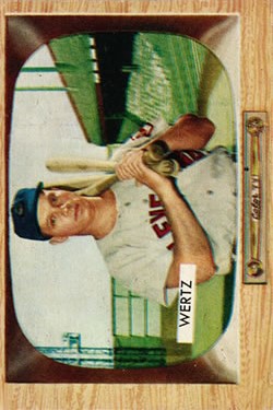 1955 Bowman #40 Vic Wertz