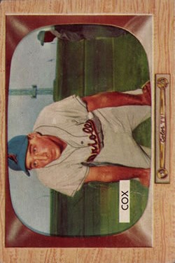 1955 Bowman #56 Billy Cox