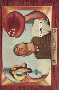 1955 Bowman #93 Andy Seminick