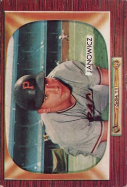 1955 Bowman #114 Vic Janowicz