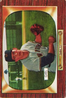 1955 Bowman #125 Paul Giel RC