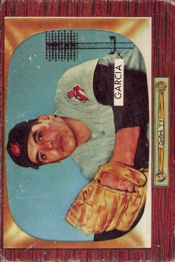 1955 Bowman #128 Mike Garcia